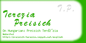 terezia preisich business card